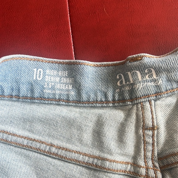 a.n.a High-Rise Shortie Short Jean Short NWT - Picture 4 of 6